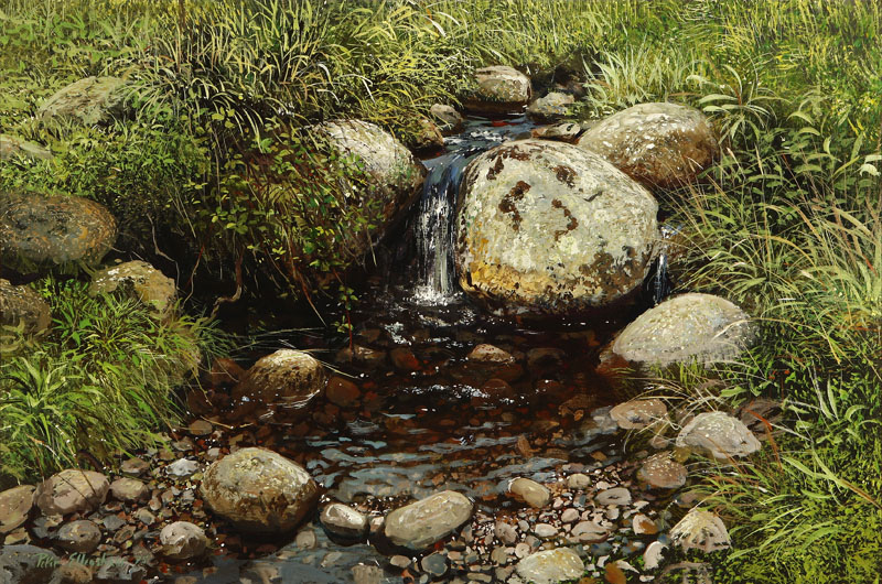 Appraisal: Peter Ellenshaw - Peter Ellenshaw - Santa Barbara CA Flowing