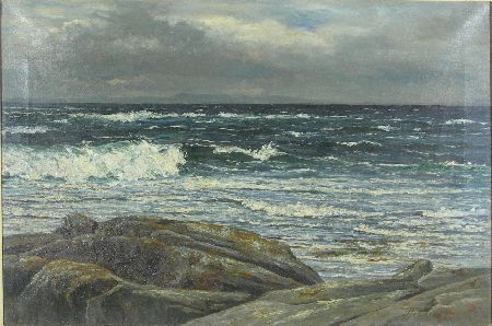 Appraisal: JOSEPH HENDERSON R S W SCOTTISH - WAVES BREAKING ON