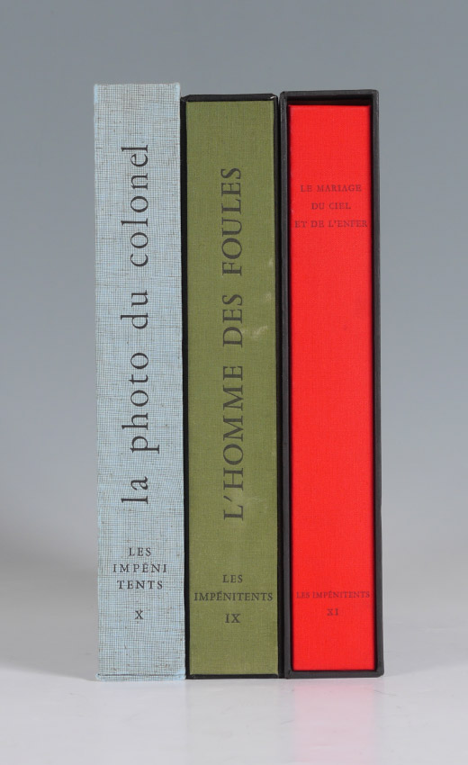 Appraisal: VOLUME LES IMPENTINENTS FRENCH ART BOOKS volumes total each printed