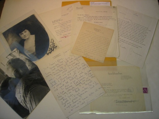 Appraisal: WRITERS--AMERICAN WOMEN Group of items Signed or Signed and Inscribed