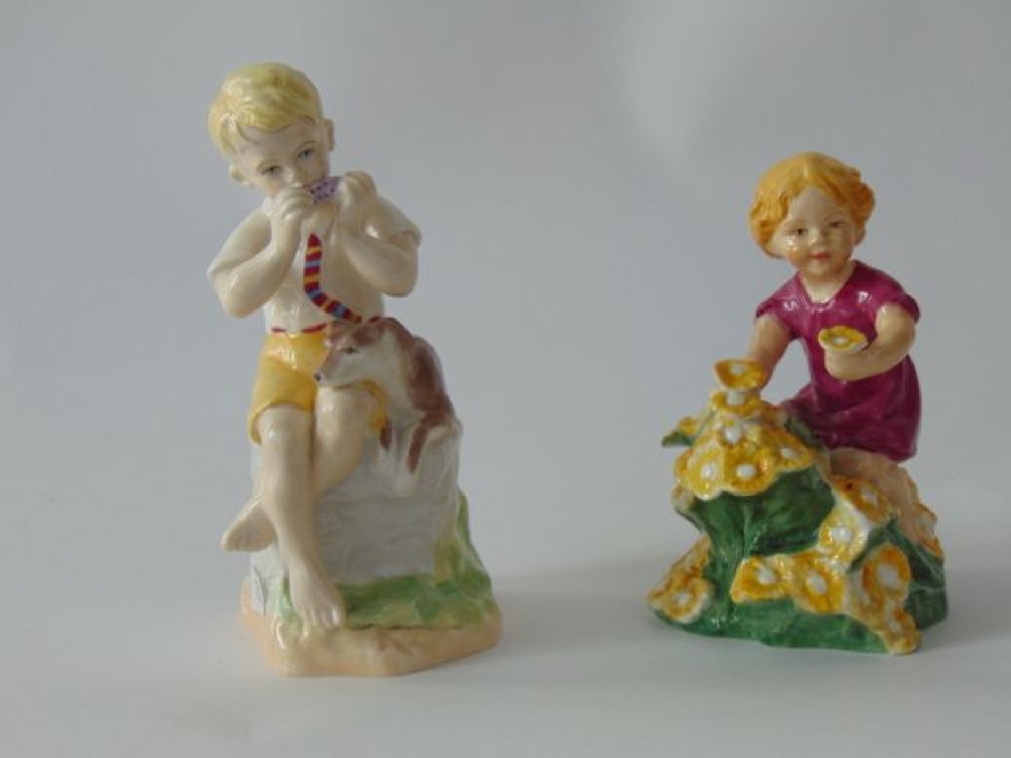 Appraisal: Two Royal Worcester figures modelled by F G Doughty -