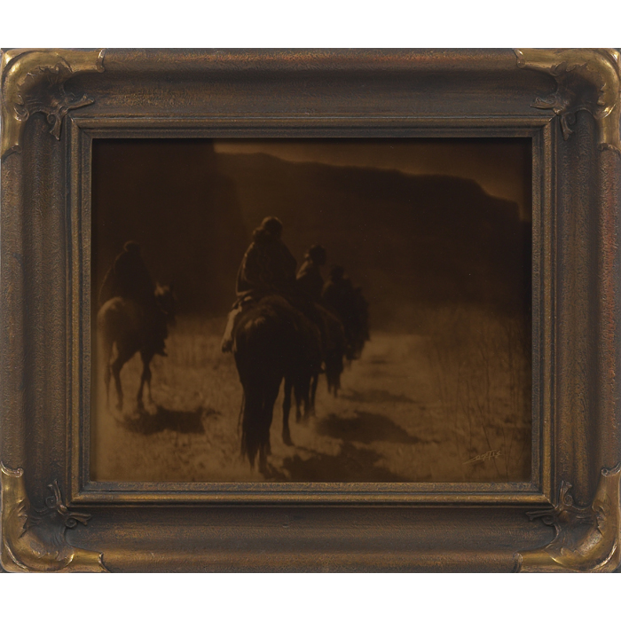 Appraisal: Edward Sheriff Curtis orotone The Vanishing Race ndash Navaho