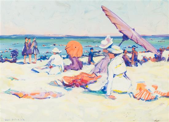 Appraisal: Sale Lot Jane Peterson American Palm Beach gouache on paper