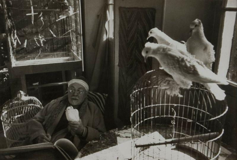 Appraisal: Henri Cartier-Bresson French - gelatin silver print Matisse With Doves