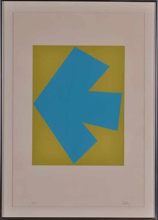 Appraisal: ELLSWORTH KELLY b BLEU CLAIR SUR VERT CLAIR Serigraph in