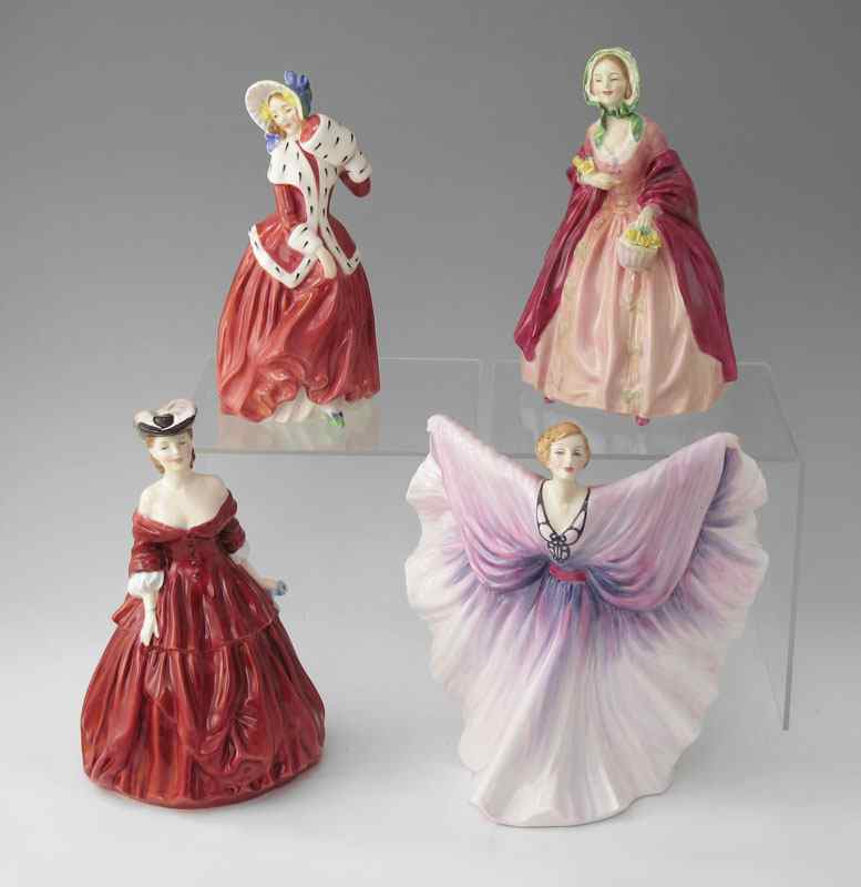 Appraisal: ROYAL DOULTON FIGURINES figures to include CHRISTMAS MORN HN ''