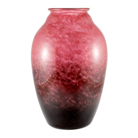 Appraisal: Schneider Art Glass Vase th century Estimate -