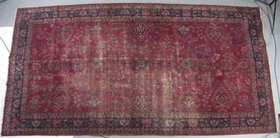 Appraisal: A Kandahar Wool Rug having allover floral and foliate decoration