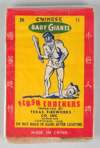 Appraisal: Baby Giants -Pack - Firecrackers Class One of few known