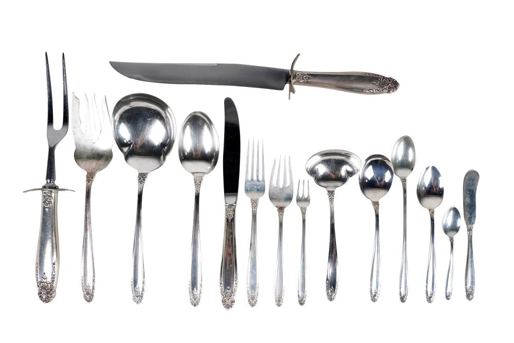 Appraisal: INTERNATIONAL STERLING FLATWARE SERVICEPrelude patten comprising dinner forks salad forks