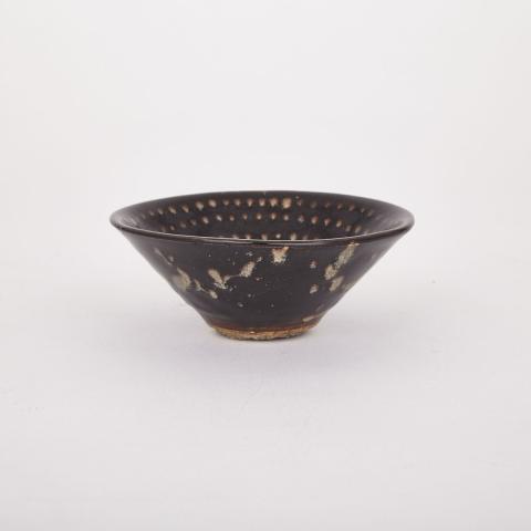 Appraisal: Song-Style Tea Bowl The interior decorated with concentric dots the