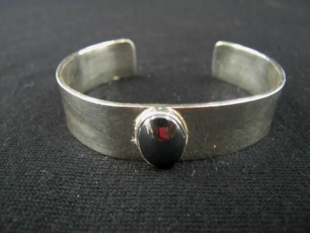 Appraisal: Sterling Silver Hematite Cuff Bracelet grams