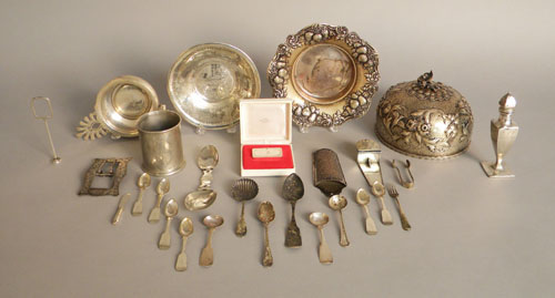 Appraisal: Group of sterling silver tablewares