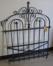 Appraisal: ANTIQUE FORGED IRON GARDEN GATE St Louis Wire Iron Co