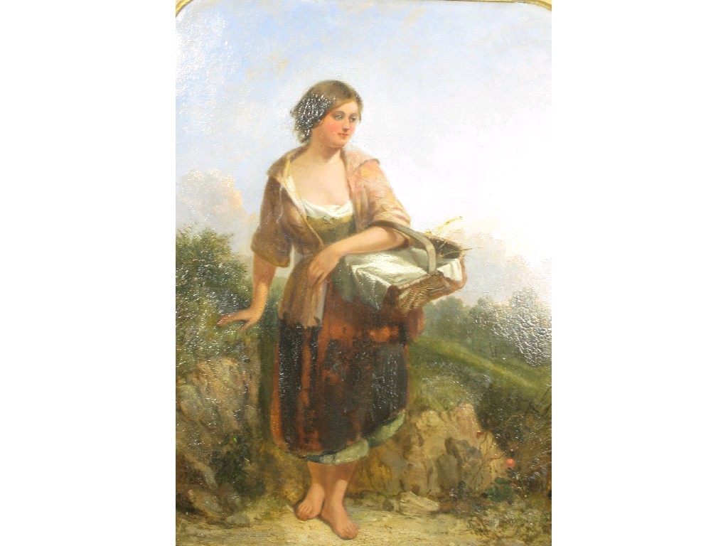 Appraisal: FOLLOWER OF PAUL FALCONER POOLE The Watercarrier oil on canvas