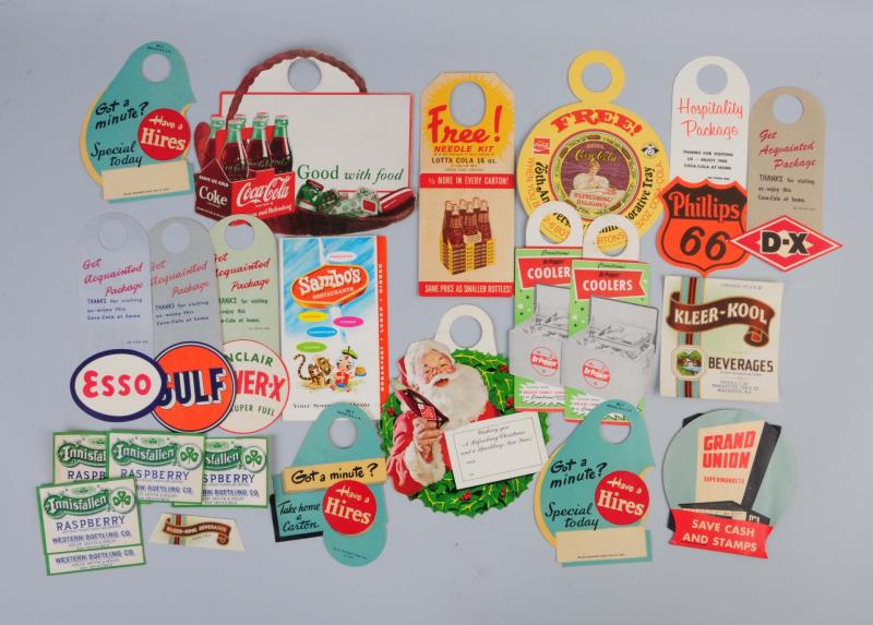 Appraisal: Large Lot Of Soda Bottle Toppers This lot includes bottle