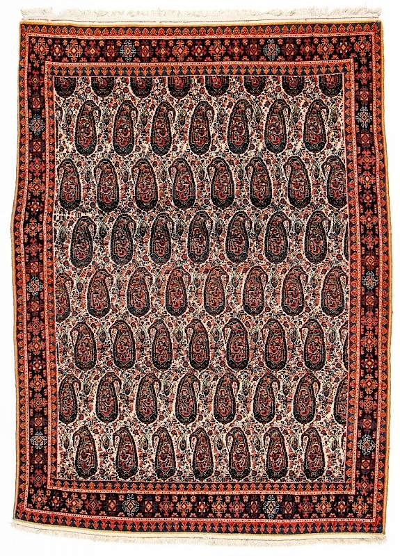 Appraisal: Antique Senneh Rug Persia ' '' x ' '' Antique