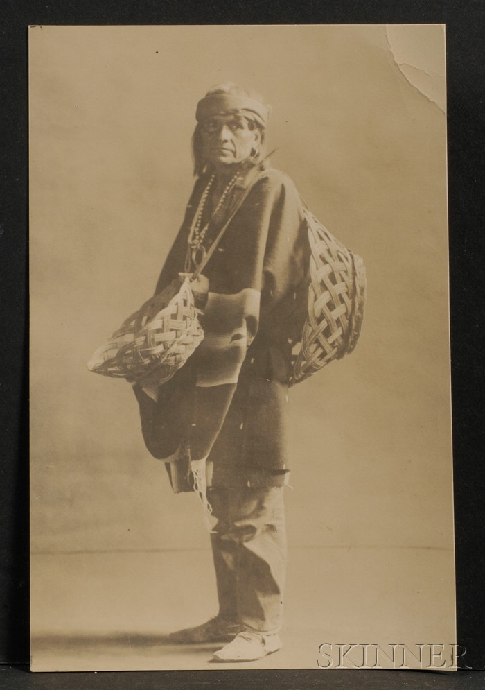 Appraisal: Photograph by Karl Moon depicting a Southwest man wearing a