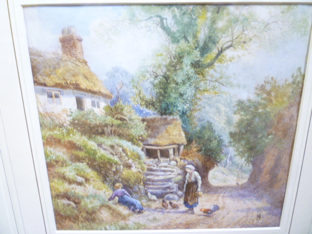 Appraisal: CIRCLE OF MYLES BIRKET FOSTER - Figures and Chickens Before