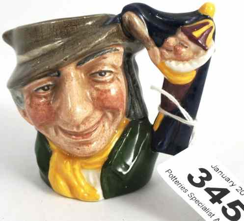 Appraisal: Royal Doulton Miniature Character Jugs Punch and Judy Man D