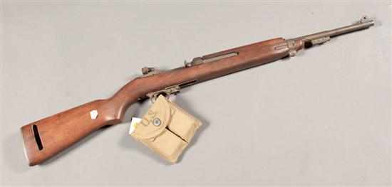 Appraisal: Garand M semi-automatic rifle carbine version Serial marked ''Winchester U