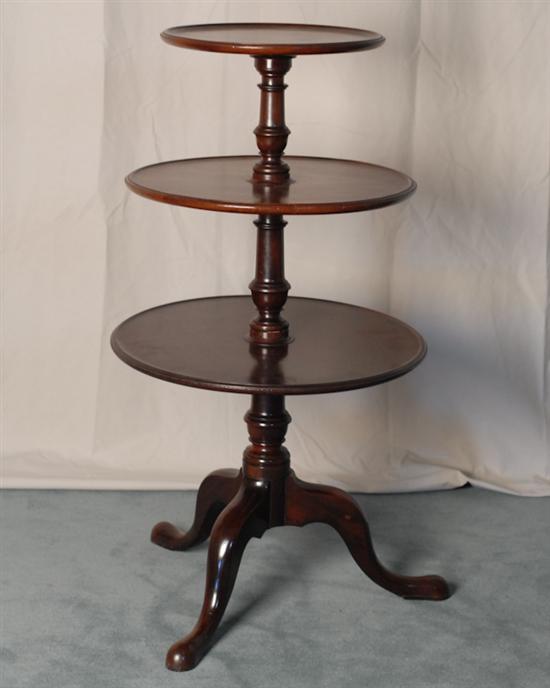 Appraisal: A L th E th C Mahogany Dumb Waiter having