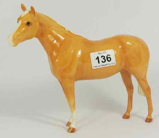 Appraisal: Beswick Thoroughbred Stallion Palomino