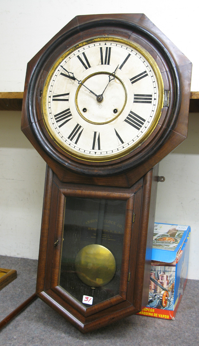 Appraisal: ANSONIA REGULATOR A WALL CLOCK Ansonia Clock Co New York