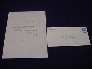 Appraisal: TLS one page on Malcanang letterhead dated June signed Corazon