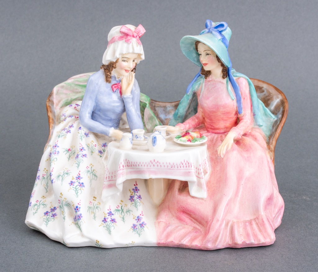 Appraisal: ROYAL DOULTON AFTERNOON TEA PORCELAIN FIGURINE Afternoon Tea HN English