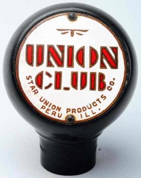 Appraisal: Union Club Beer Tap Knob Star Union Products Company Wear