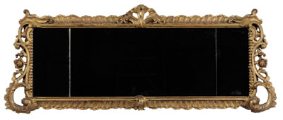 Appraisal: Fine Chippendale Carved and Gilt Wood Mirror probably British th