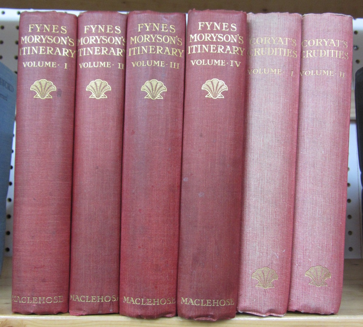 Appraisal: MORYSON Fynes An Itinerary containing his ten yeeres travell through