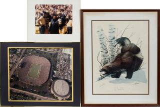 Appraisal: SCHEMBECHLER CRISLER ETC AUTOGRAPHED PHOTOS BO SCHEMBECHLER FRITZ CRISLER AND