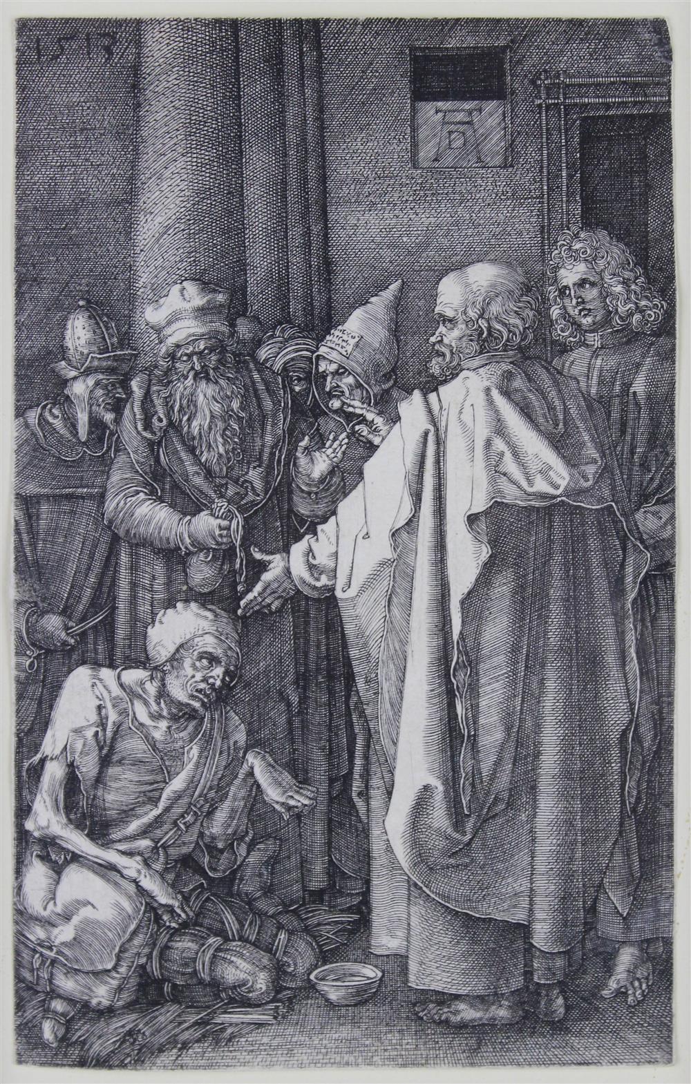 Appraisal: ALBRECHT DURER GERMAN - ST PETER AND ST JOHN HEALING