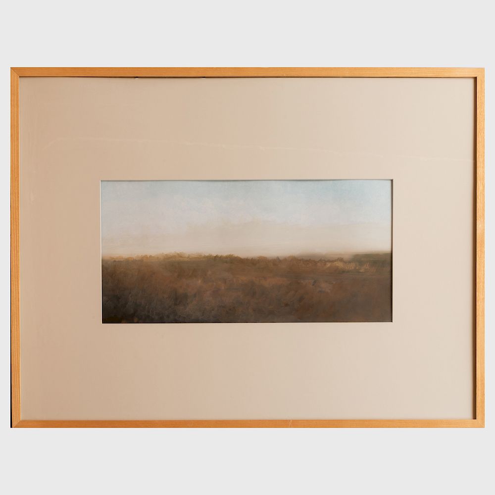 Appraisal: Tula Telfair b Untitled Landscape Oil on paper signed 'Tula