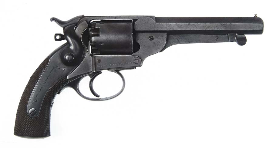 Appraisal: RARE AUTHENTIC IDENTIFIED CONFEDERATE KERR REVOLVER Cal SN E Usual