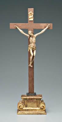 Appraisal: th century German crucifix figure of Christ on the cross