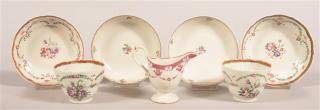 Appraisal: Pieces of Export China Cream Pitcher Pair mathcing Cups and