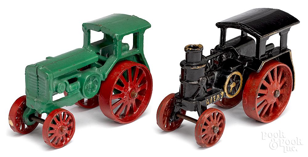 Appraisal: Two Arcade cast iron Avery steam tractors Two Arcade cast