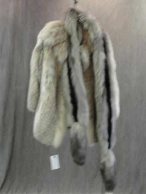 Appraisal: Half Length Fur Coat Fur Stole From a Pleasantville NY