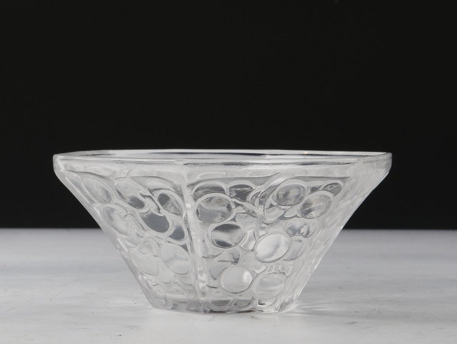 Appraisal: Rene Lalique French - 'Raisins' bowlhexagonalsigned in the mold 'R