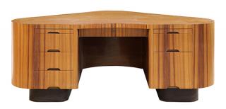 Appraisal: American Art Deco Frank Fletcher aviation desk American Art Deco