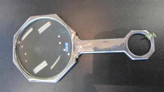 Appraisal: BIRMINGHAM STERLING SILVER MAGNIFYING GLASS