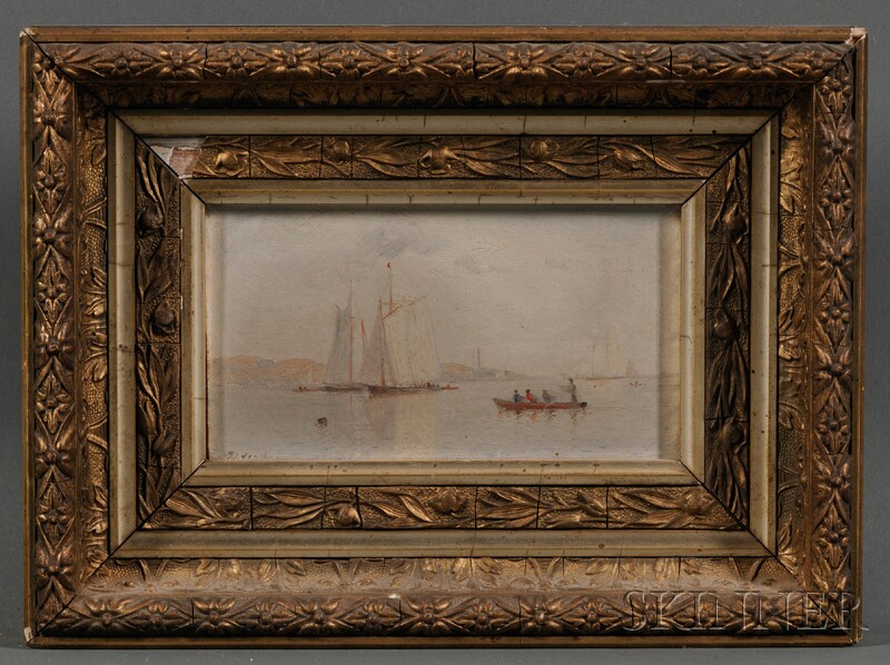 Appraisal: Lemuel D Eldred American - Portland Maine Harbor Signed l