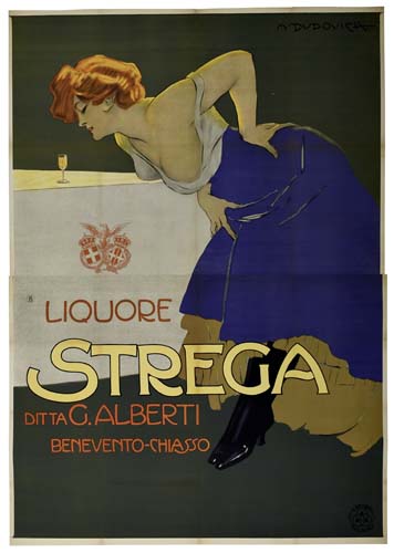 Appraisal: MARCELLO DUDOVICH - LIQUORE STREGA x inches G Ricordi Milan