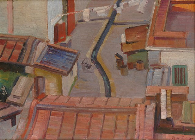 Appraisal: Roy de Maistre - From the Balcony oil on board