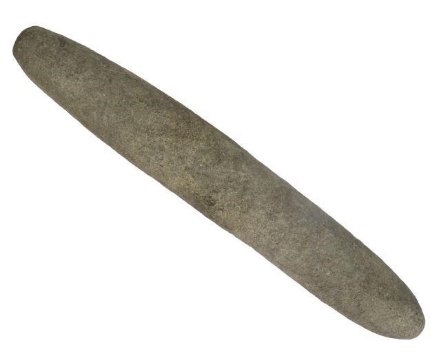 Appraisal: Prehistoric river rock pestle found near Rupert Vermont possibly Mohician