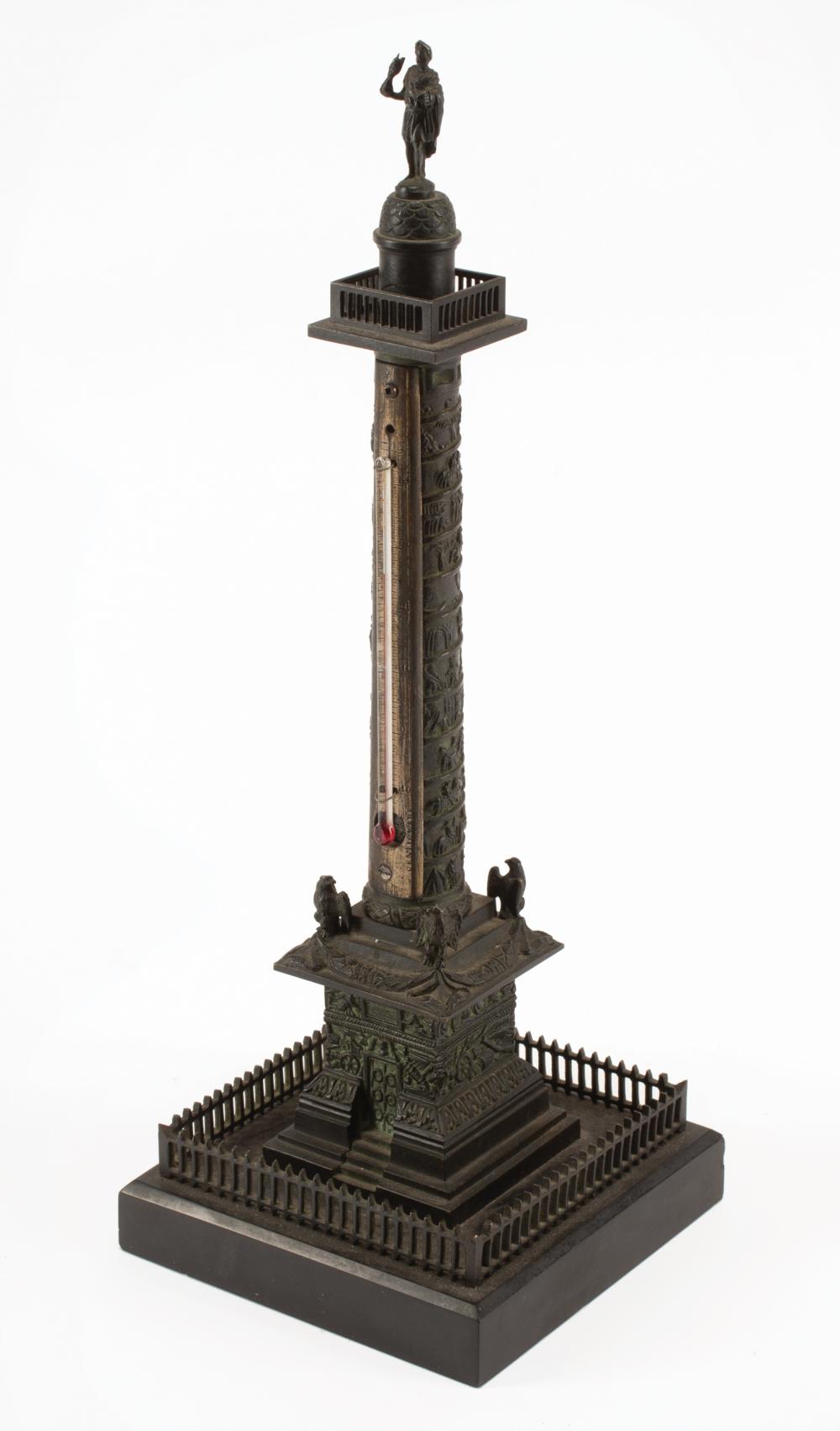 Appraisal: Grand Tour-Style Bronze Model of the Vendome Column th c