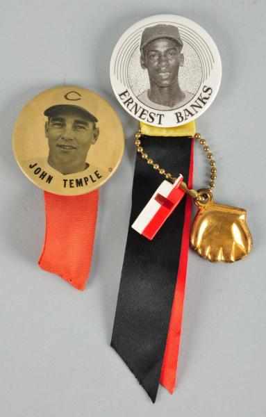 Appraisal: Lot of Baseball Picture Player Buttons Description Includes one Ernie